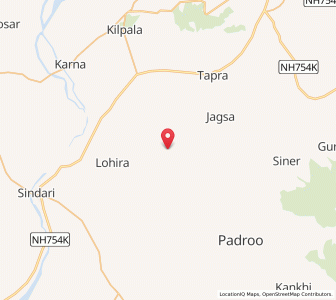 Map of Dakhan, Rajasthan