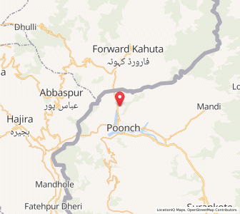 Map of Dalan, Kashmir