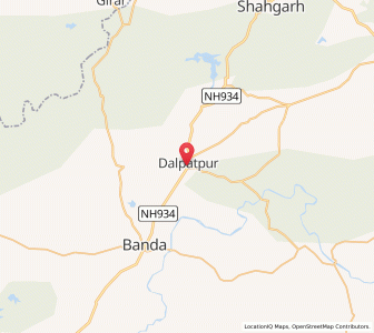 Map of Dalpatpur, Madhya Pradesh