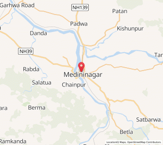 Map of Daltenganj, Jharkhand