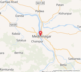 Map of Daltonganj, Jharkhand