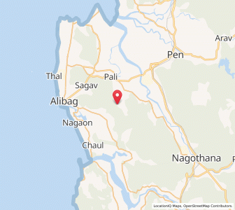 Map of Dalvikharoshi, Maharashtra
