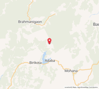 Map of Damadua, Odisha