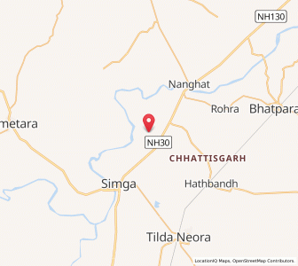 Map of Damakhera, Chhattisgarh