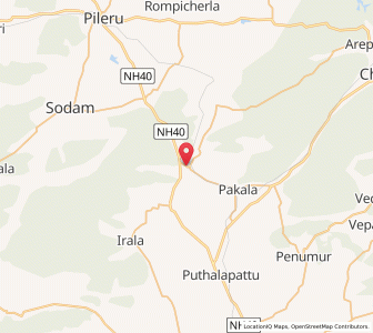 Map of Damalcheruvu, Andhra Pradesh