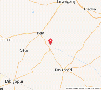 Map of Damarpur, Uttar Pradesh