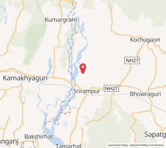 Map of Damriguri, Assam