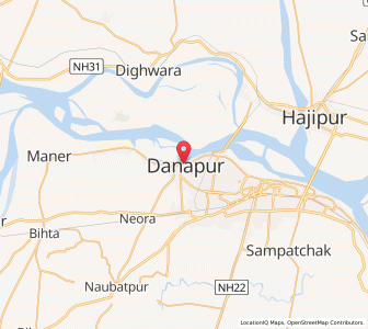 Map of Danapur, Bihar