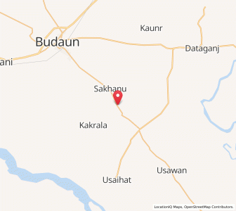 Map of Dandah, Uttar Pradesh