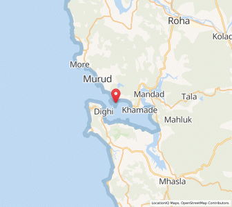 Map of Dande, Maharashtra