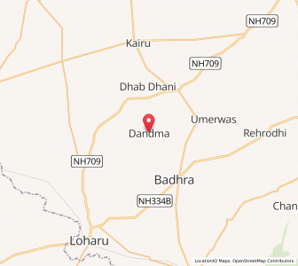 Map of Dandma, Haryana