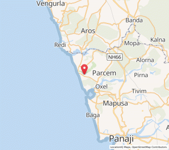 Map of Dandos Wadda, Goa