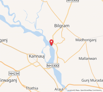 Map of Daneh Purwa, Uttar Pradesh