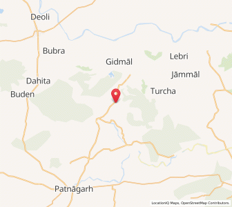 Map of Dangbal, Odisha