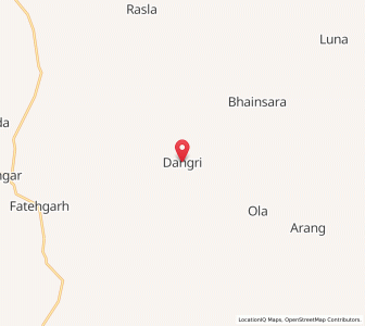 Map of Dangri, Rajasthan