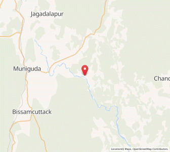 Map of Dangusurada, Odisha