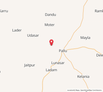 Map of Daniyasar, Rajasthan