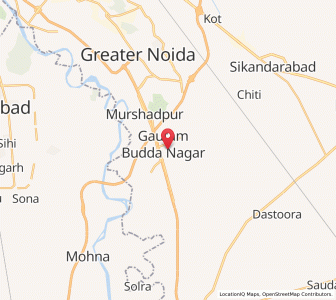 Map of Dankaur, Uttar Pradesh