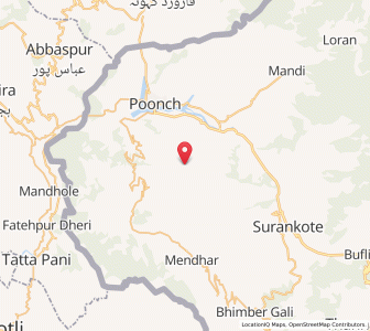Map of Danni na Pir, Kashmir