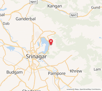Map of Danpura, Kashmir