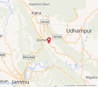 Map of Dansal, Kashmir