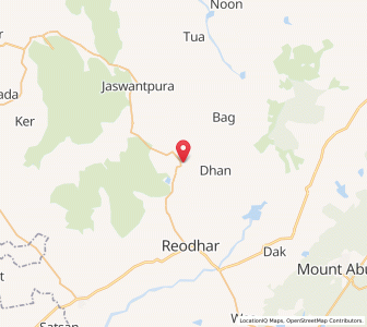 Map of Dantrai, Rajasthan