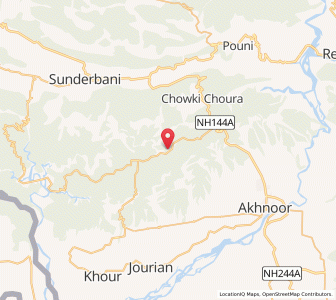 Map of Danue da Danna, Kashmir