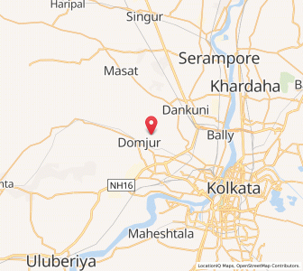 Map of Dapharpur, West Bengal
