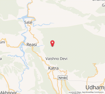 Map of Darabi, Kashmir
