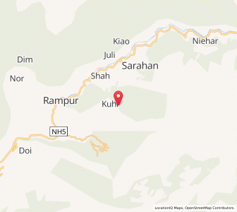 Map of Daran Ghati, Himachal Pradesh