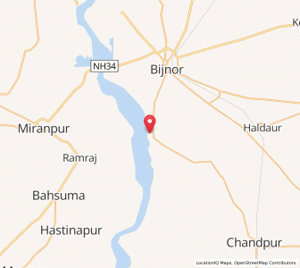 Map of Daranagar, Uttar Pradesh