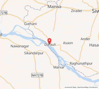Map of Darauli, Uttar Pradesh