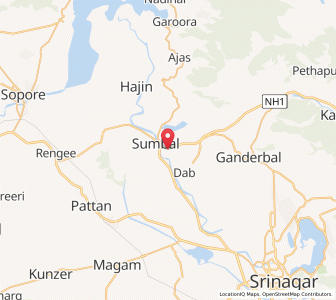 Map of Darbagh, Kashmir