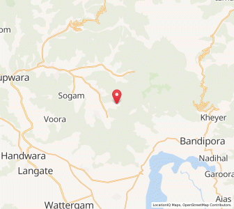 Map of Dardapur, Kashmir