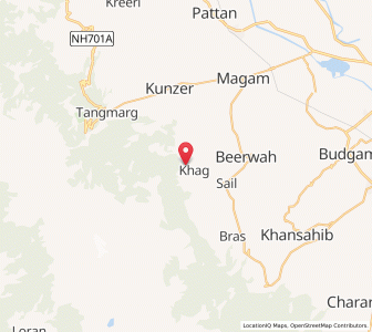 Map of Dardawain, Kashmir