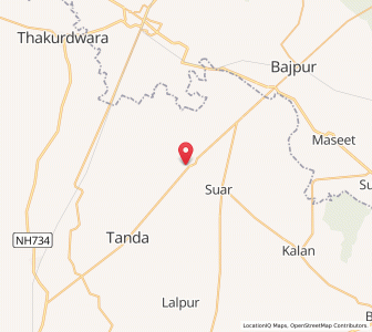 Map of Darhial, Uttar Pradesh