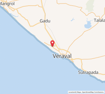 Map of Dari, Gujarat