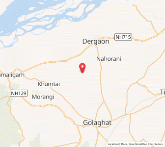 Map of Daria, Assam