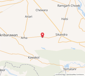 Map of Darkha, Bihar