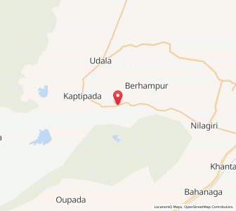 Map of Darkhuli, Odisha
