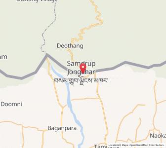 Map of Darranga, Assam