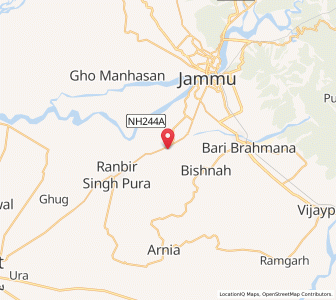 Map of Darsapur, Kashmir