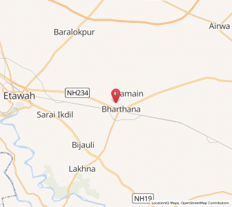 Map of Daru ka Nagla, Uttar Pradesh