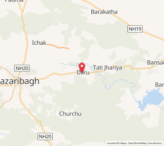 Map of Daru Kharika, Jharkhand