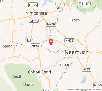 Map of Daru, Rajasthan