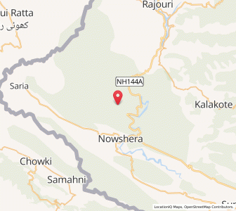 Map of Daruni, Kashmir