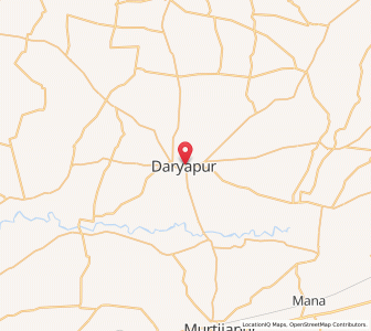 Map of Daryapur, Uttar Pradesh