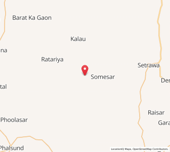 Map of Dasanio, Rajasthan