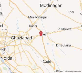 Map of Dasna, Uttar Pradesh