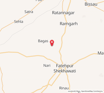 Map of Dathuda, Rajasthan